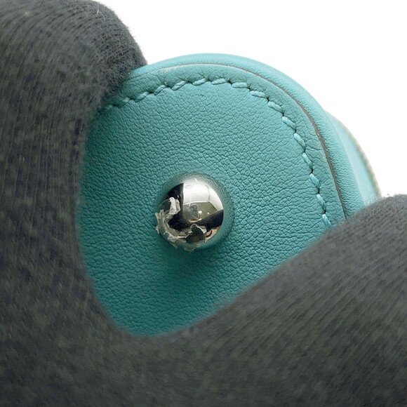 Hermes Hermès Bolide Secret Blue Atoll Handbag/Swift with X Stamp - Picture 16 of 16